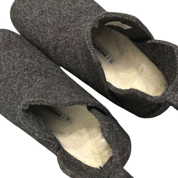 Birkenstock Andermatt Shearling Wool Slipper Boot Anthracite Sz 42 US 9-9.5 main image 9